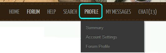 Forum Navigations Buttons - Logon